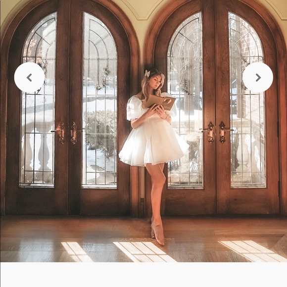 Selkie Ivory dress puff dress - Picture 3 of 7